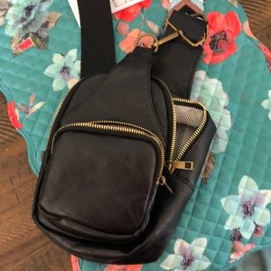 Black crossbody bag
